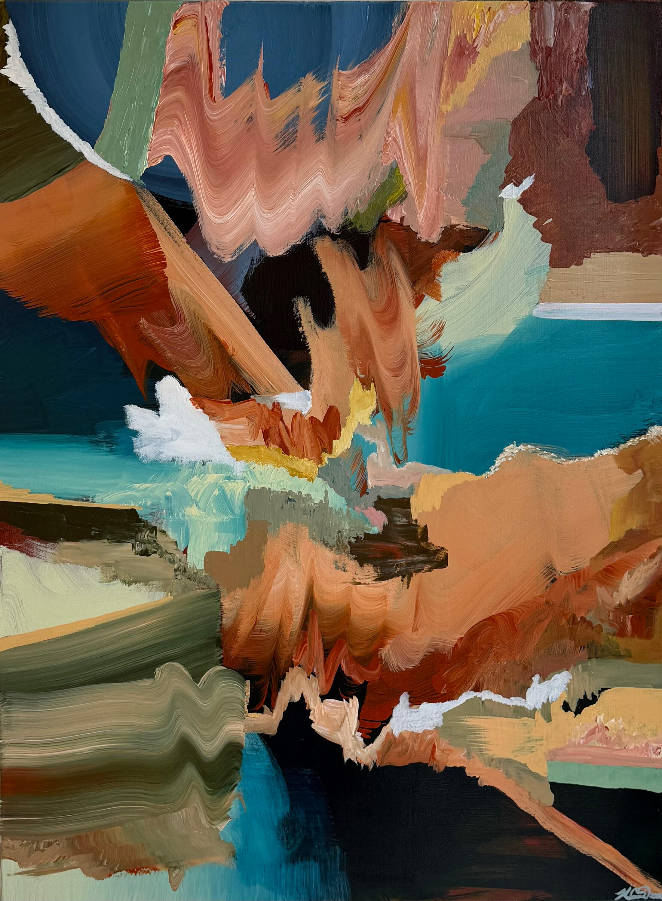 Inimitable (2026) 36inx48in acrylic on canvas